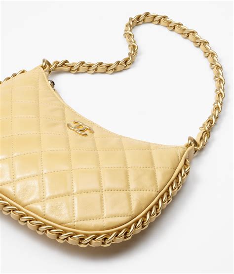 gabrielle chanel hobo|Hobo handbag, Lambskin & gold.